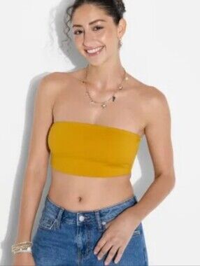 Wild Fable ButterBliss Tube Crop Top